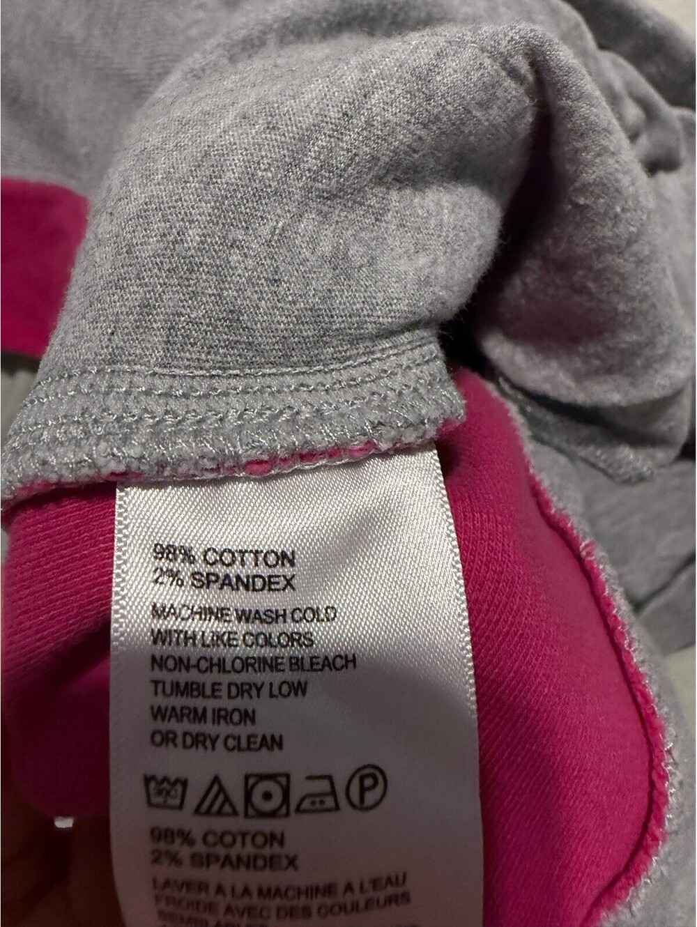Tommy Bahama Gray Pink Half-Zip Activewear Top Women's Size S/P, EXCELLENT - Picture 4 of 7